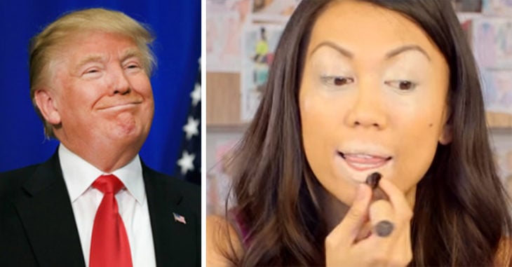 Crea tutorial de belleza inspirado en Donald Trump para trolear seguidores... ¡El resultado es épico!
