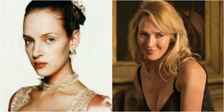 uma thurman antes y después pelis