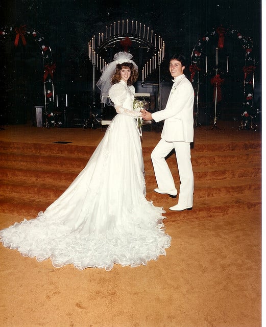 Vestidos de novias de los 80's y 90's 