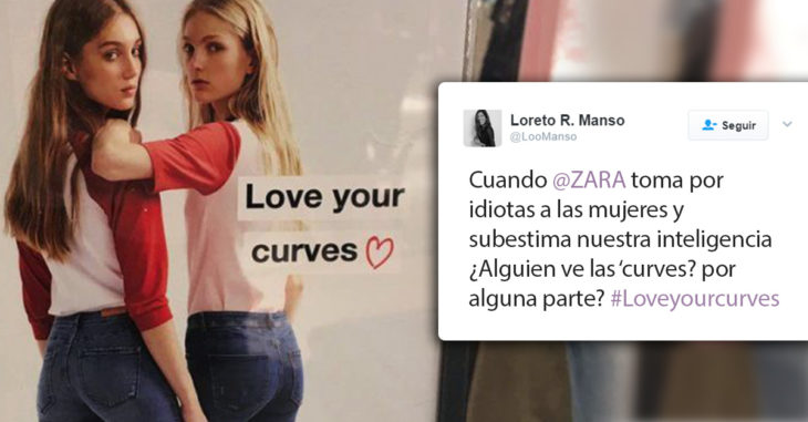 Zara usa modelos talla 0 para la campaña "Ama tus curvas"; Internet está furioso