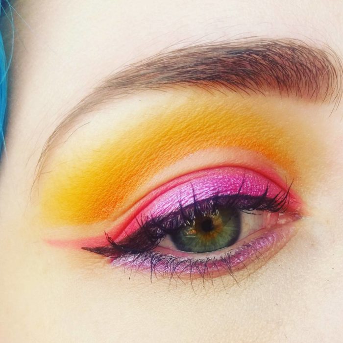 sunset make up inspiración