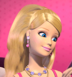 GIF Barbie moviendo la cabeza 