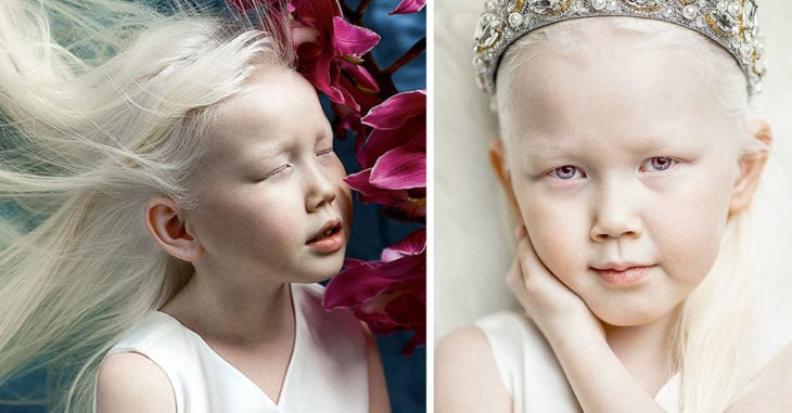 Ella es Nariyana, la niña albina más hermosa de Siberia