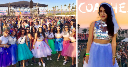 Esta novia tuvo una su despedida de soltera en Coachella