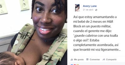 Hombre le pide que se cubra mientras amamanta a su hijo; ella responde: “¿por qué no te cubres la cara?”