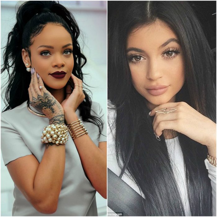 Rihanna y Kylie Jenner