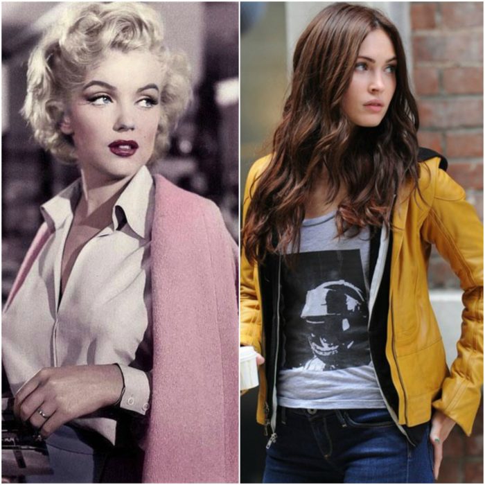 Marilyn Monroe y Megan Fox