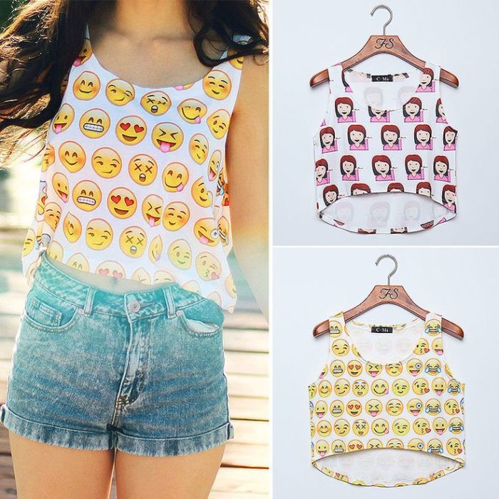 ropa con emoticones