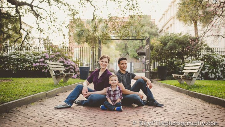 Pareja divorciada foto anual