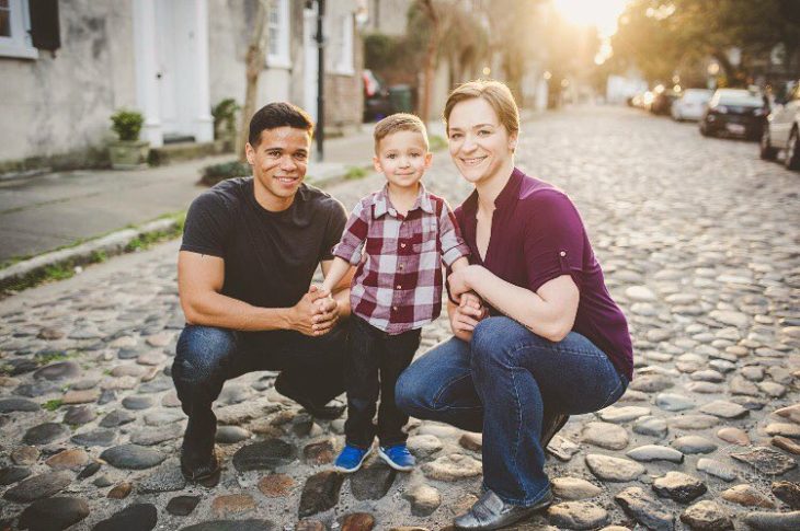 Pareja divorciada foto anual