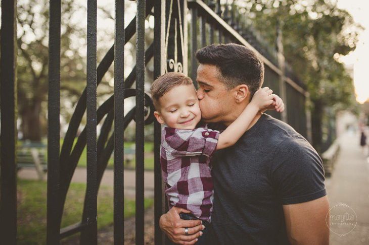 Pareja divorciada foto anual