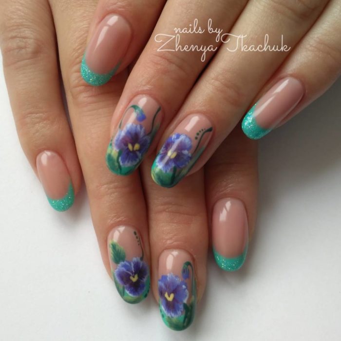 Uñas florales