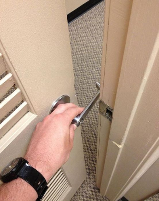 no se puede abrir la puerta