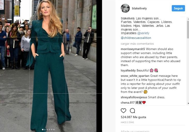 blake lively regaña reportera editado 2