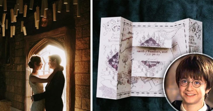 Esta boda inspirada en Harry Potter es TAN linda, que ni con un encantamiento desmemorizante podrás olvidar