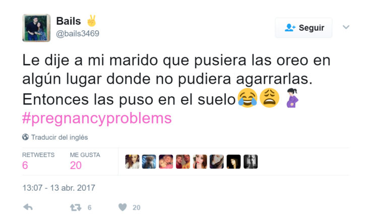 Tweets graciosos de embarazados 