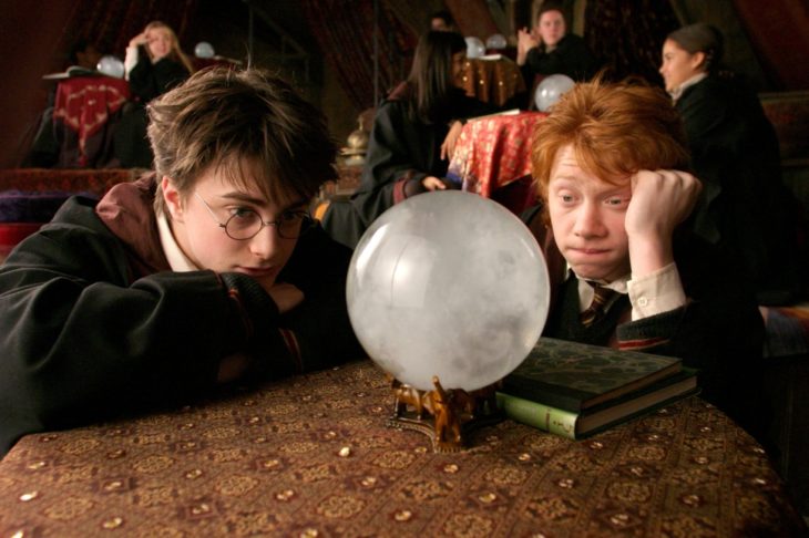 harry y ron adivinando el futuro