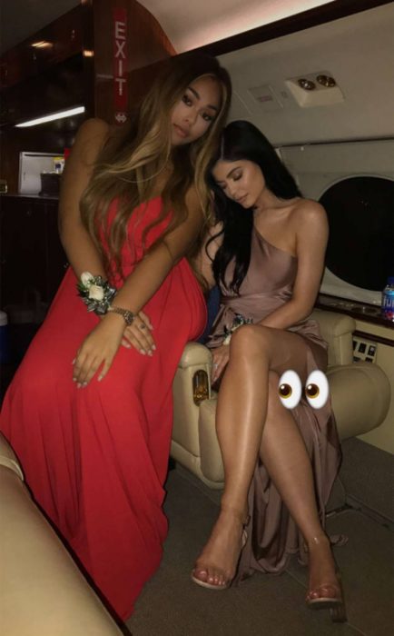 kylie jenner en jet privado