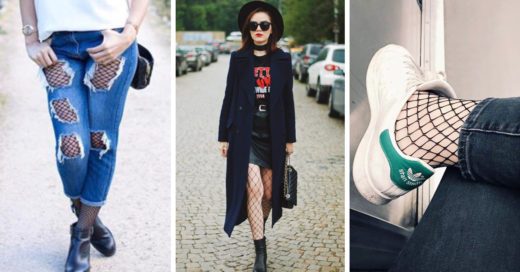 10 outfits para perderle el miedo a las medias de redes