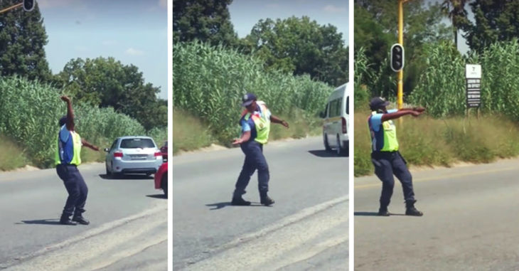 Esta mujer puso a bailar a todos durante el traficó; y el resultado es increíble