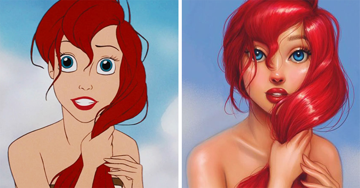 Artista recrea la versión realista de las princesas Disney Artista recrea la versión realista de las princesas Disney