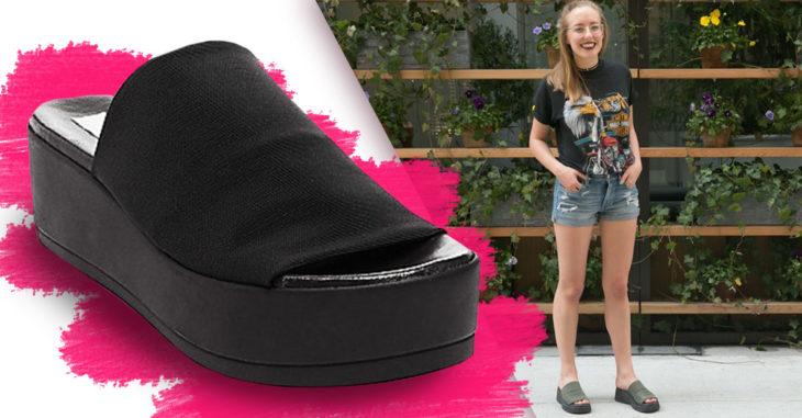 escalera mecánica Plaga Vagabundo Regresan! Las sandalias negras de plataforma Steve Madden