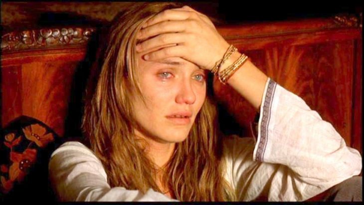 Cameron Diaz llorando 