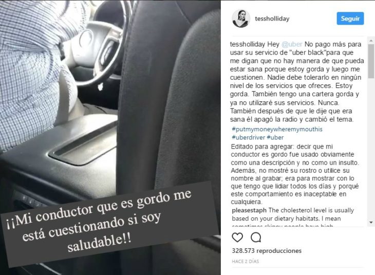 tess holliday modelo enojada