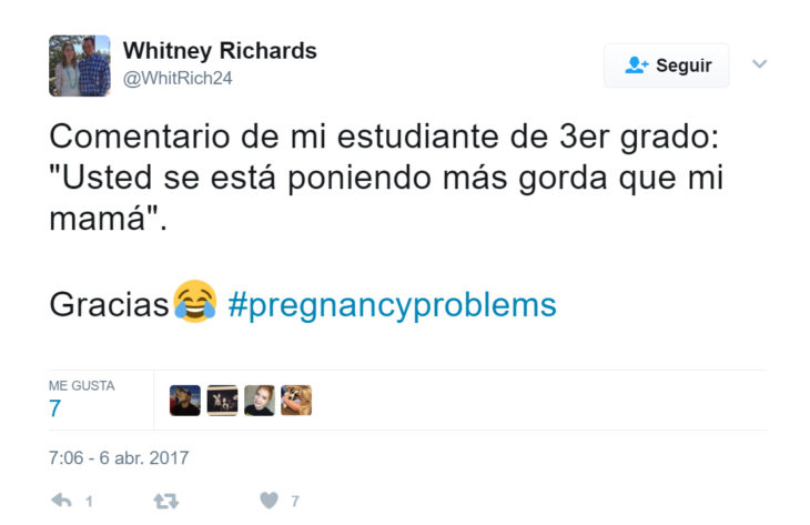 Tweet de mamá embarazada 