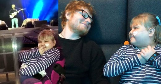 Ed Sheeran sorprende con un concierto privado a pequeña con una grave enfermedad