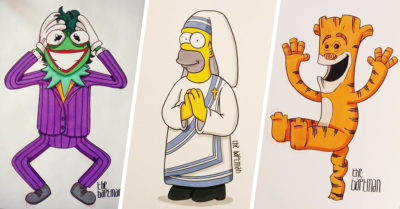 Artista mezcla dos personajes de la cultura pop e ilustra su propia versión