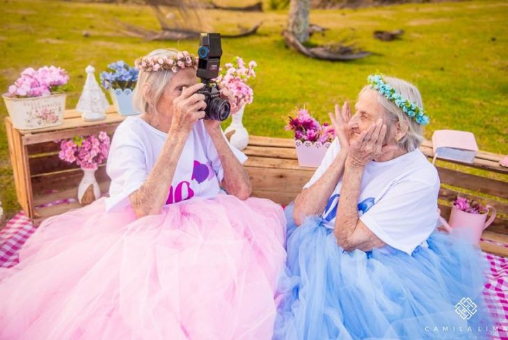 Gemelas celebran 100 años 