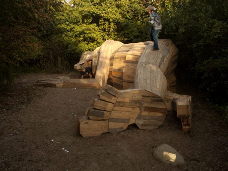 esculturas de madera gigantes