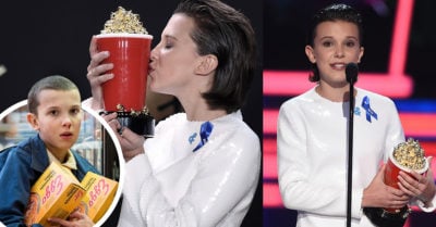 Millie Bobby Brown se lleva las palomitas de oro de MTV; su discurso fue lo mejor de la noche