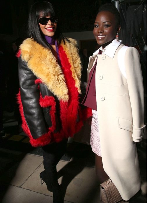 Rihanna y Lupita Nyong'o