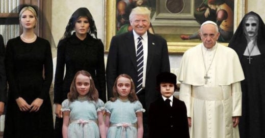 15 Divertidos memes muestran la reacción del Papa ante la visita de Trump al Vaticano
