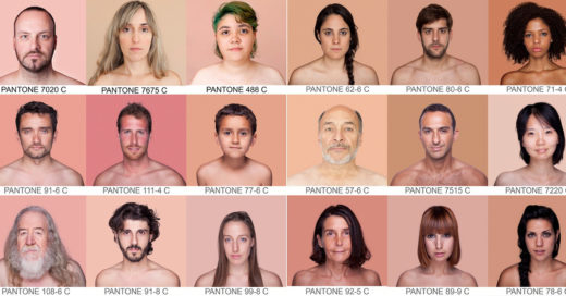 PANTONE HUMANO FOTÓGRAFA REGISTRA TODA LA GAMA DE COLORES DE PIEL EXISTENTES