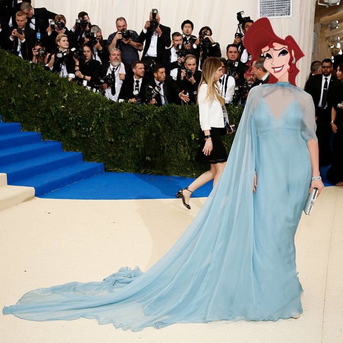 Princesas de Disney en la gala del met 