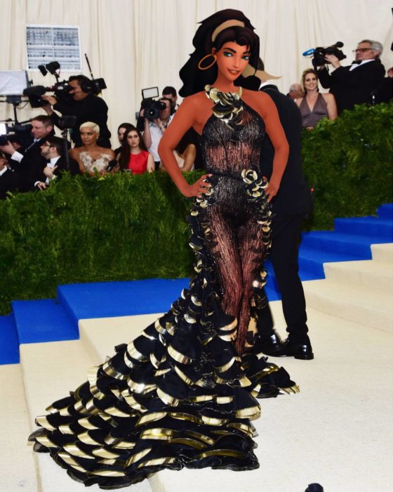 Princesas de Disney en la gala del met 