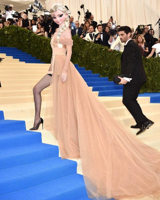 Princesas de Disney en la gala del met 