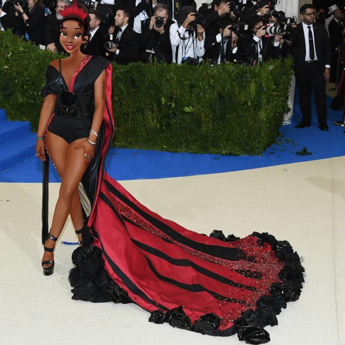 Princesas de Disney en la gala del met 