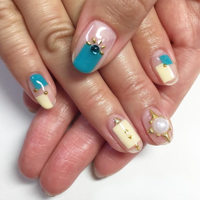 Uñas con transparencias