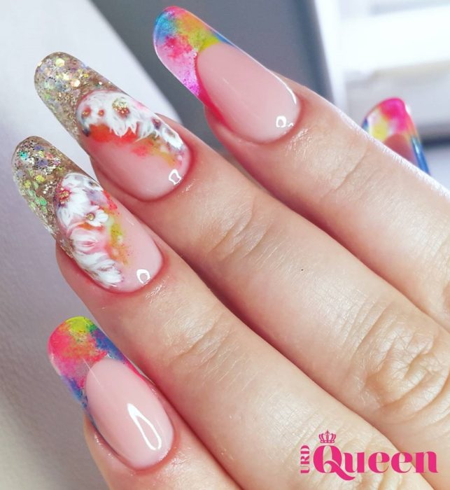 Uñas con transparencias