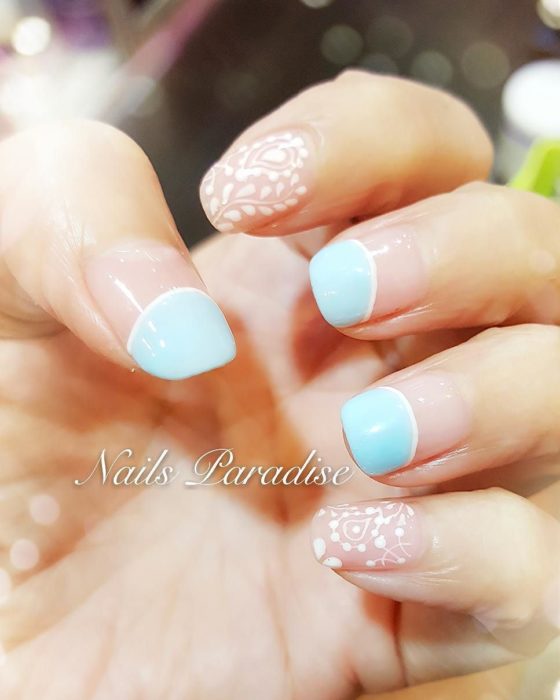 Uñas con transparencias