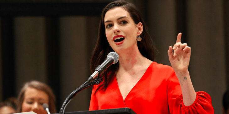 activista anne hathaway