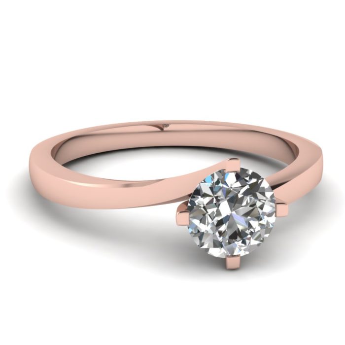 anillo compromiso rose gold 1