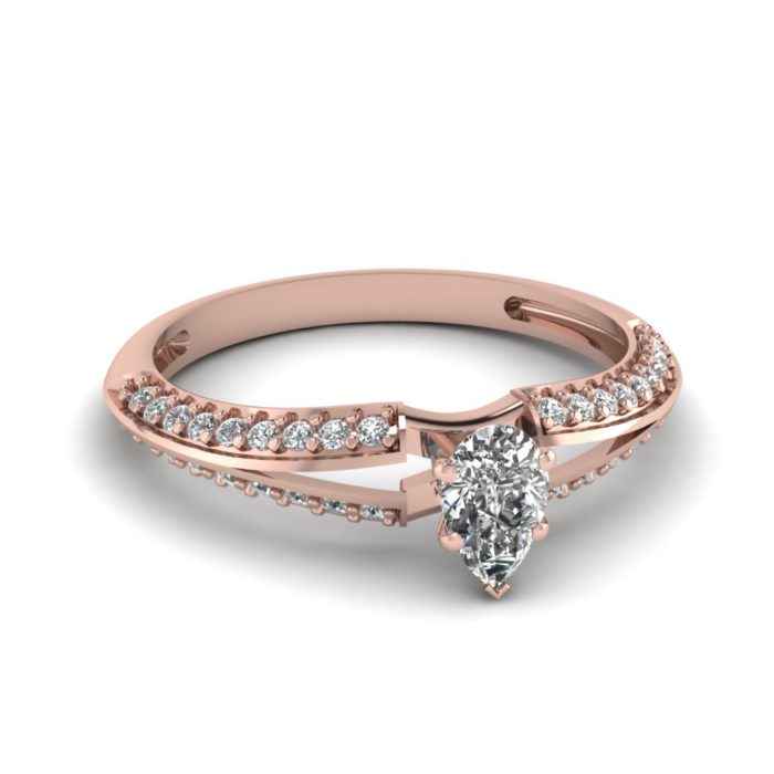 anillo compromiso rose gold 11