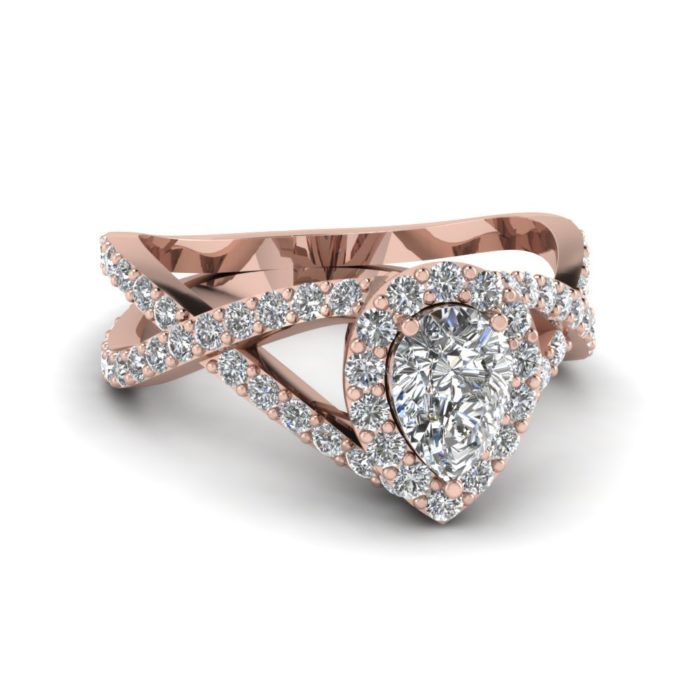 anillo compromiso rose gold 12