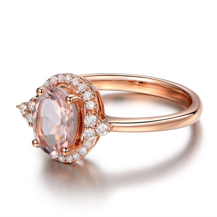 anillo compromiso rose gold 13