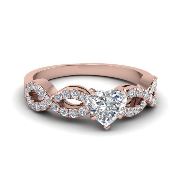 anillo de compromiso rose gold 2